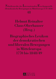 Biographisches Lexikon der demokratischen und liberalen Bewegungen in Mitteleuropa 1770 bis 1848/49 - Cover
