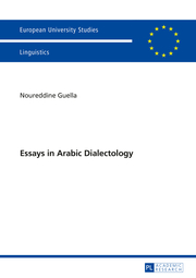 Essays in Arabic Dialectology - Cover
