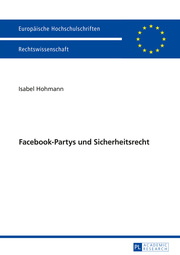 Facebook-Partys und Sicherheitsrecht - Cover