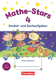 Mathe-Stars - Knobel- und Sachaufgaben - 4. Schuljahr - Cover