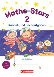 Mathe-Stars - Knobel- und Sachaufgaben - 2. Schuljahr - Cover