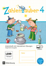 Zahlenzauber - Mathematik für Grundschulen - Allgemeine Ausgabe 2016 - 4. Schuljahr - Cover