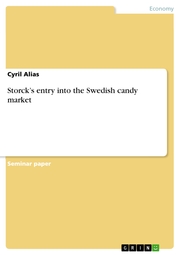 Storck's entry into the Swedish candy market