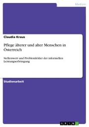 Pflege älterer und alter Menschen in Österreich - Cover