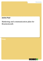 Marketing and communication plan for Bournemouth - Cover