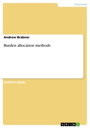Burden allocation methods
