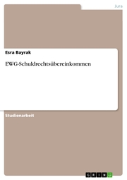 EWG-Schuldrechtsübereinkommen - Cover