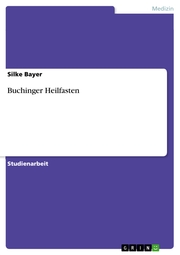 Buchinger Heilfasten - Cover