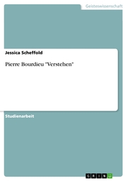Pierre Bourdieu 'Verstehen'