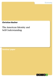 The American Identity and Self-Understanding - Cover