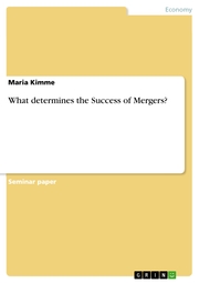 What determines the Success of Mergers?