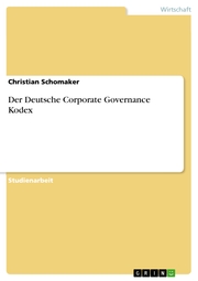 Der Deutsche Corporate Governance Kodex - Cover