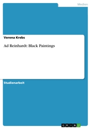 Ad Reinhardt: Black Paintings