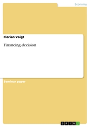 Financing decision