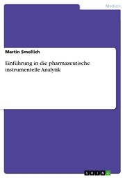 Einführung in die pharmazeutische instrumentelle Analytik - Cover