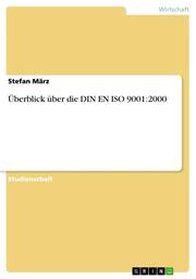 Überblick über die DIN EN ISO 9001:2000 - Cover