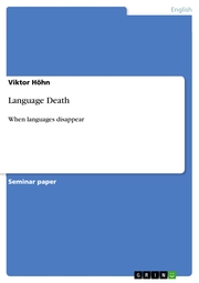 Language Death - Cover