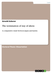 The termination of stay of aliens