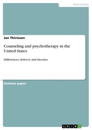 Counseling and psychotherapy in the United States - Cover