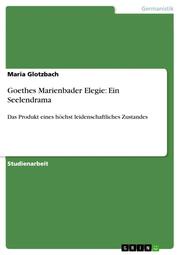 Goethes Marienbader Elegie: Ein Seelendrama