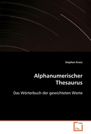 Alphanumerischer Thesaurus - Cover
