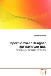 Report Viewer / Designer auf Basis von RDL - Cover