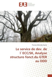 Le service de dev. de l'ECC/SK, Analyse structuro fonct.du GTER au DDD