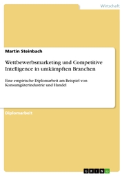 Wettbewerbsmarketing und Competitive Intelligence in umkämpften Branchen - Cover