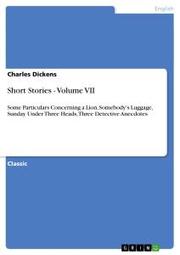 Short Stories - Volume VII