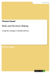 Risks and Decision Making - Cover