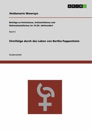 Streifzüge durch das Leben von Bertha Pappenheim - Cover