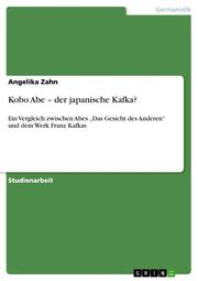 Kobo Abe - der japanische Kafka? - Cover
