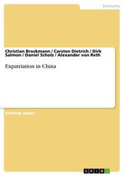 Expatriation in China