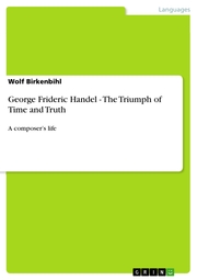 George Frideric Handel - The Triumph of Time and Truth - Cover