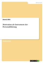 Motivation als Instrument der Personalführung - Cover