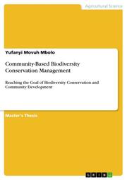 Community-Based Biodiversity Conservation Management - Cover