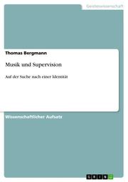 Musik und Supervision - Cover