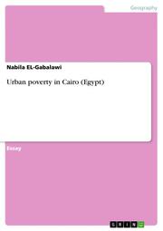 Urban poverty in Cairo (Egypt)