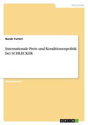 Internationale Preis- und Konditionenpolitik bei SCHLECKER - Cover