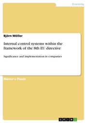 Internal control systems within the framework of the 8th EU directive - Cover