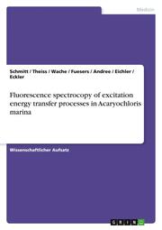 Fluorescence spectrocopy of excitation energy transfer processes in Acaryochloris marina