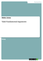 Valid Fundamental Arguments - Cover