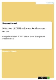 Selection of CRM software for the event sector