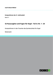 52 Passacaglien und Fugen für Orgel - Teil A: Nr. 1 - 26 - Cover