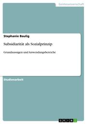 Subsidiarität als Sozialprinzip