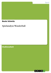 Spielanalyse Wanderball - Cover