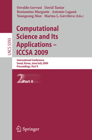 Computational Science and Its Applications - ICCSA 2009