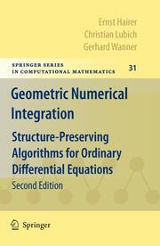 Geometric Numerical Integration - Cover