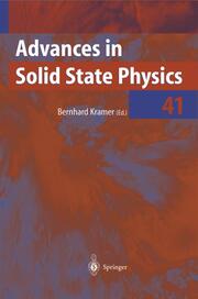 Advances in Solid State Physics 41
