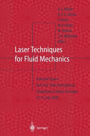 Laser Techniques for Fluid Mechanics